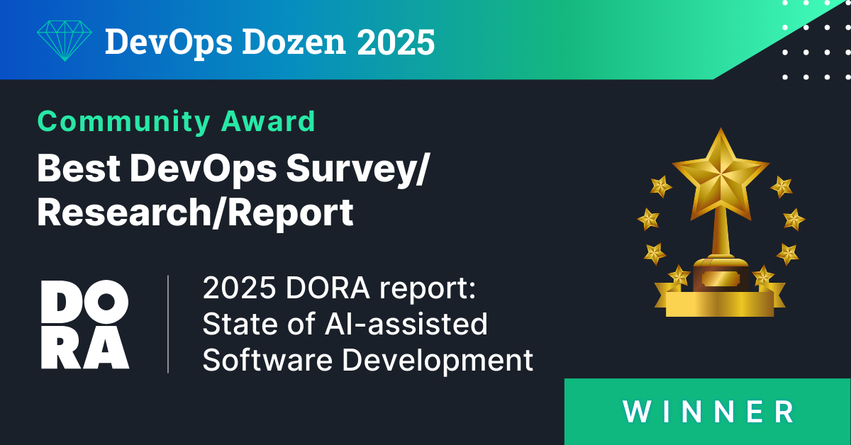 DevOps Dozen 2025 Awards: Best DevOps Survey/Analysis/Research